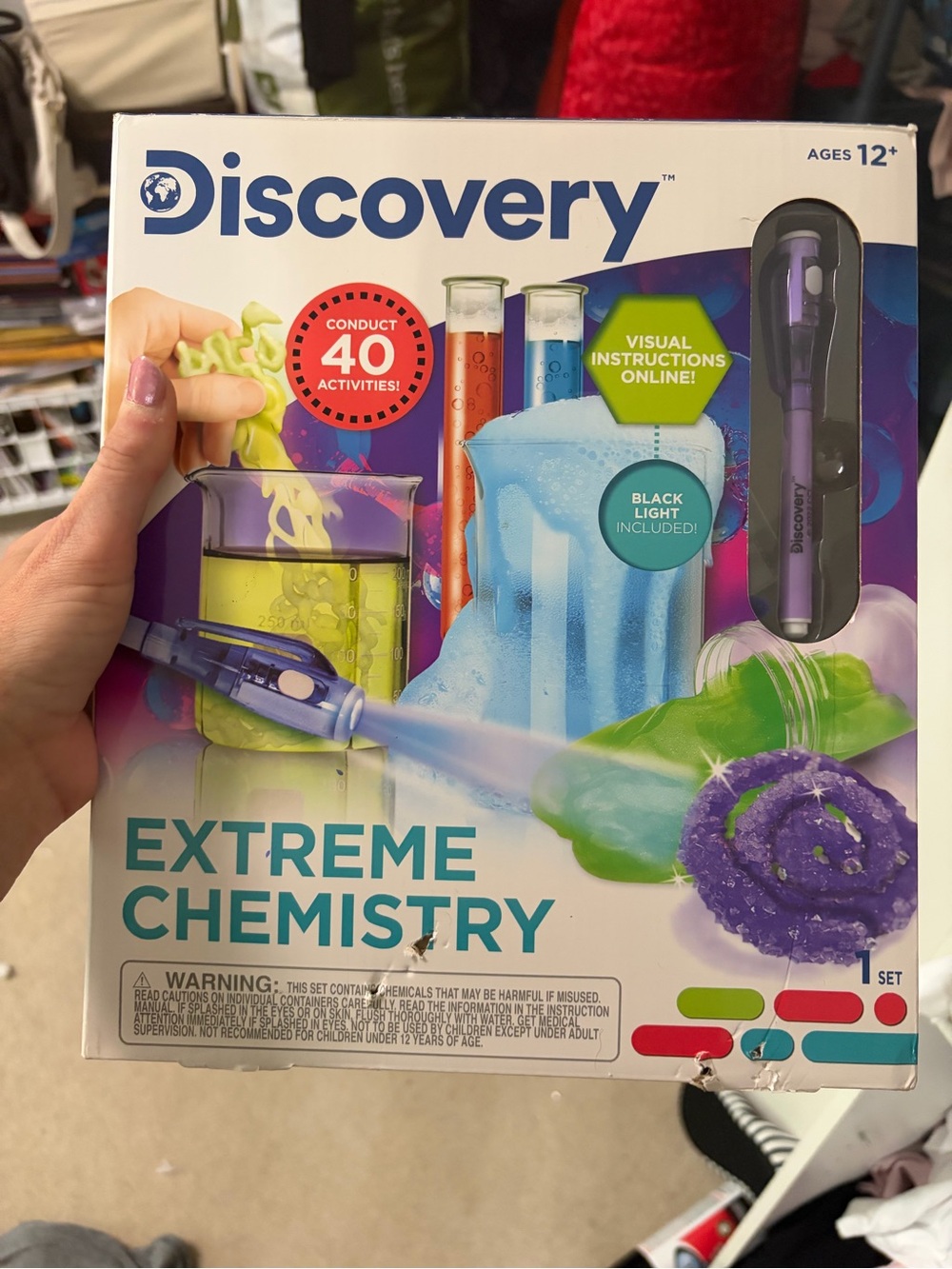 Discovery Chimie Extrême Kit - Purple, Green & Blue